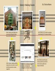burberry distribution centralization